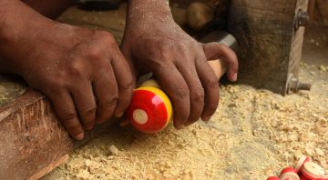 Lacquered Wooden Toys ~ Chitrakoot