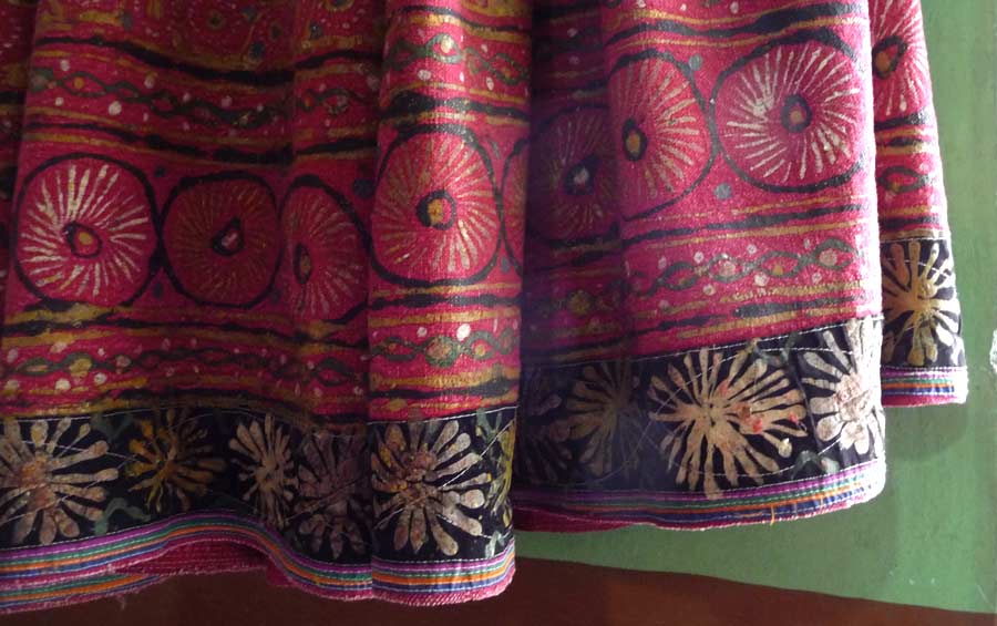 Traditional Rogan Art Saree | Bhujodi Saree